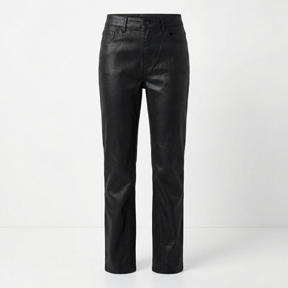 Free People Nocturne Coated High Rise Bootcut Jeans Ethereal Black Women’s